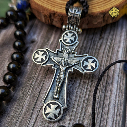 ვერცხლის ორმხრივი ჯვარი